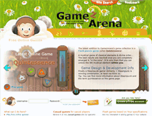 Tablet Screenshot of gamezarena.com